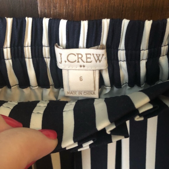 J. Crew Factory Vertical Striped Skirt - Picture 4 of 5